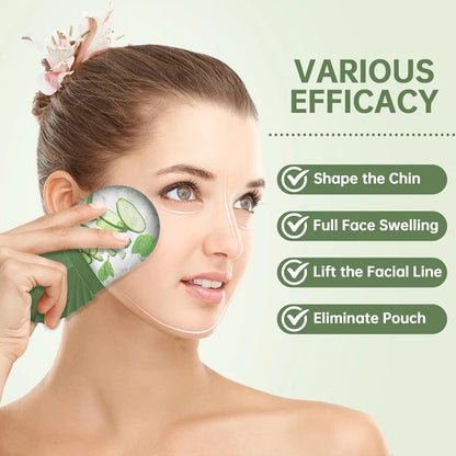 ❄️✨ Molde Facial de Hielo Reutilizable para Skincare (Ice Face Roller) ✨❄️