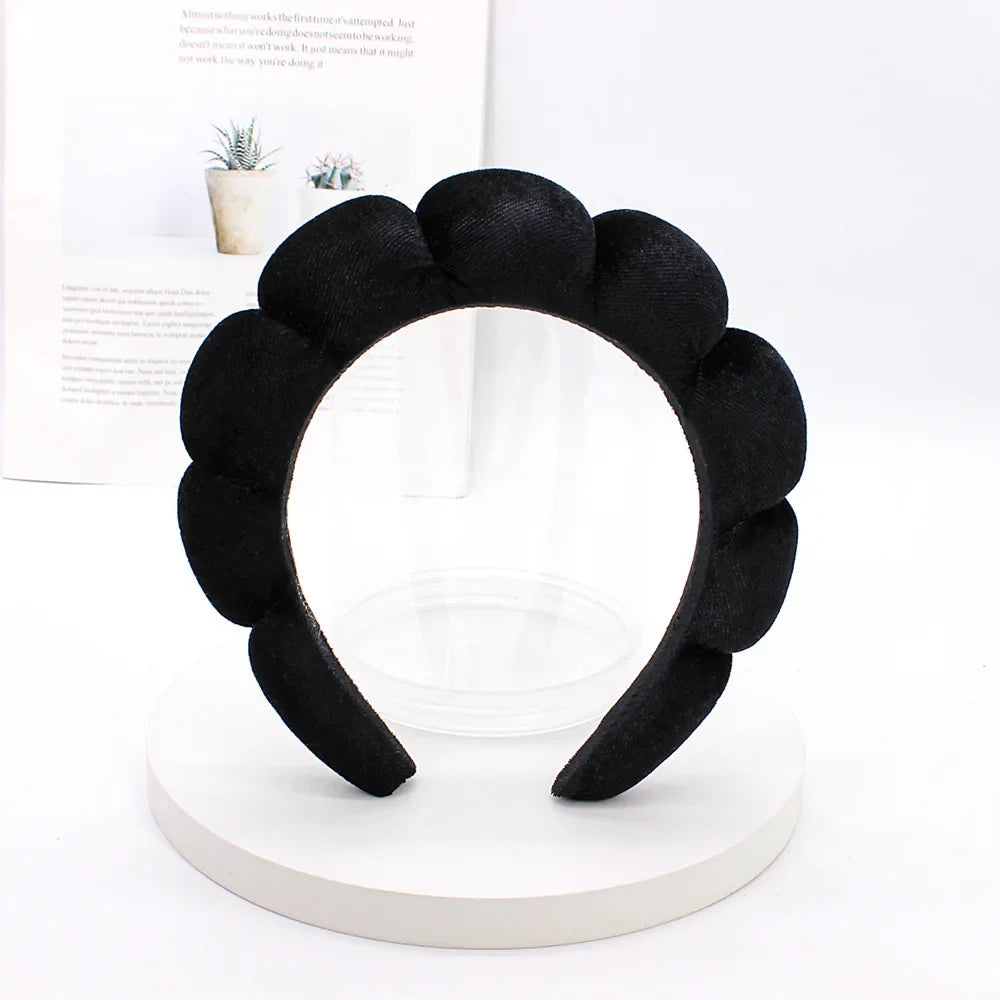 💖 Diadema de esponja para maquillaje y skincare