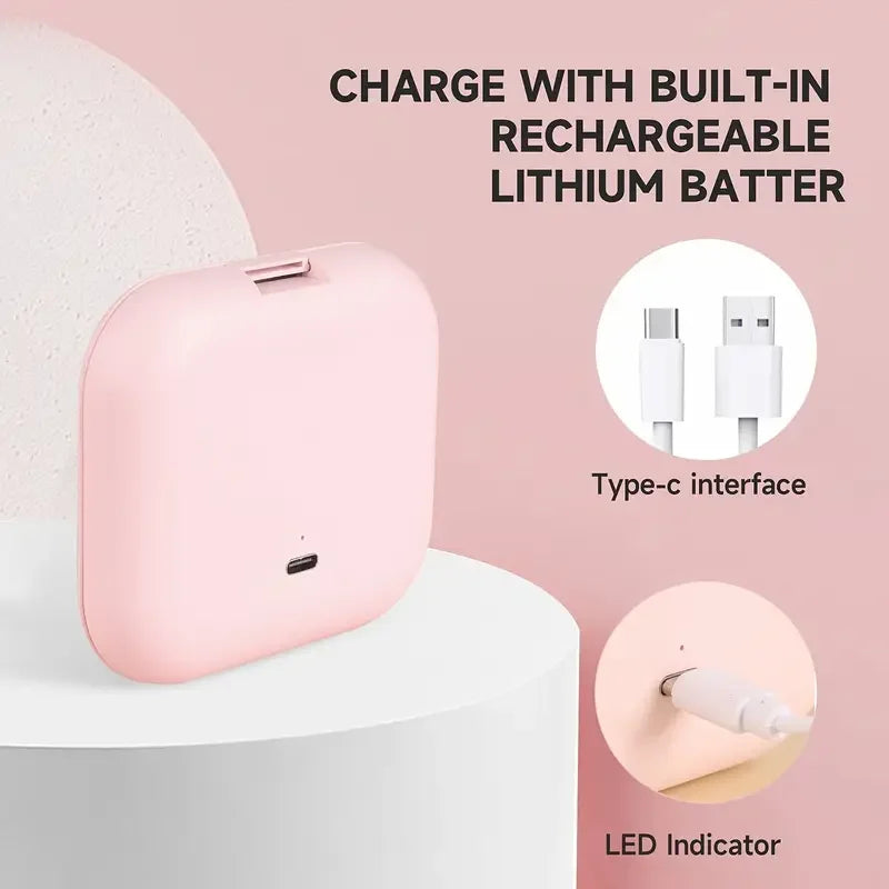 Espejo de aumento con luz para el bolso