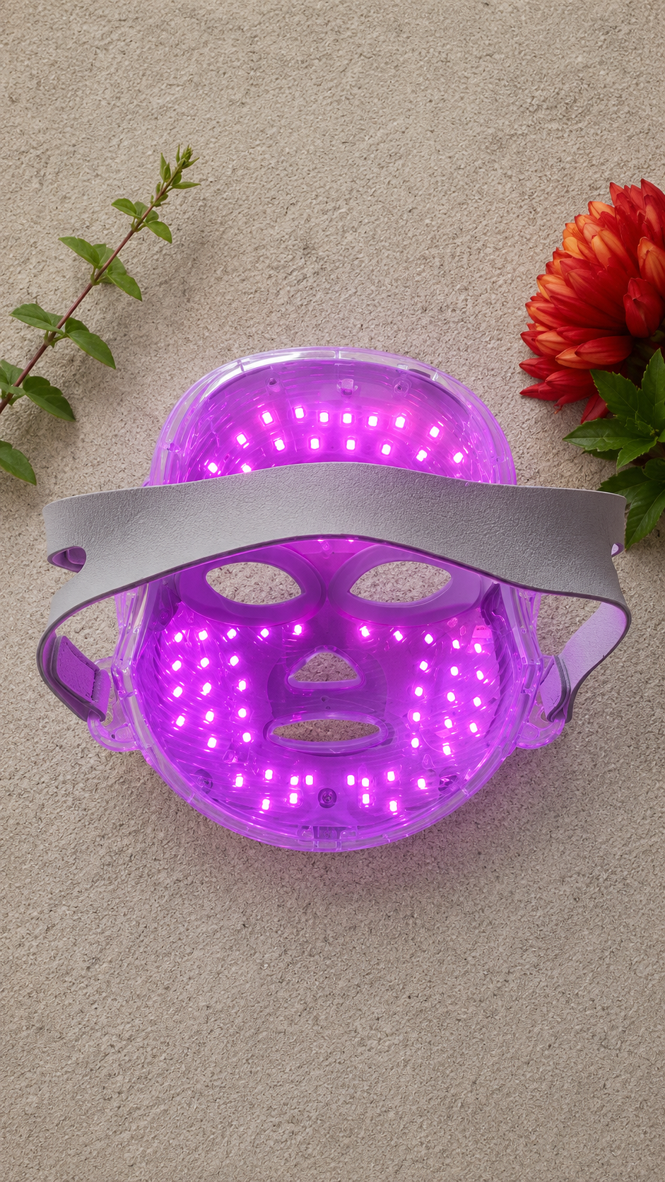 Máscara facial Led