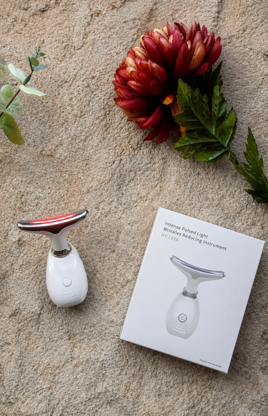 Masajeador Facial con Vibración y Luz LED – Reafirma, Tonifica y Rejuvenece