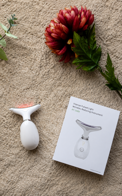 Masajeador Facial con Vibración y Luz LED – Reafirma, Tonifica y Rejuvenece