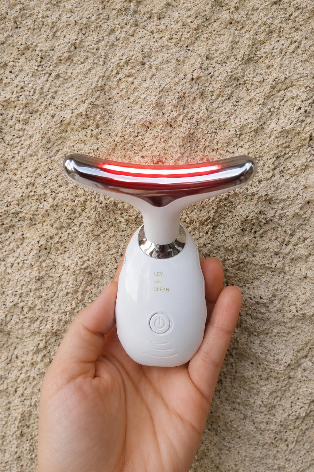Masajeador Facial con Vibración y Luz LED – Reafirma, Tonifica y Rejuvenece