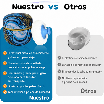 ✨ Polvera con Borla Aplicadora ✨