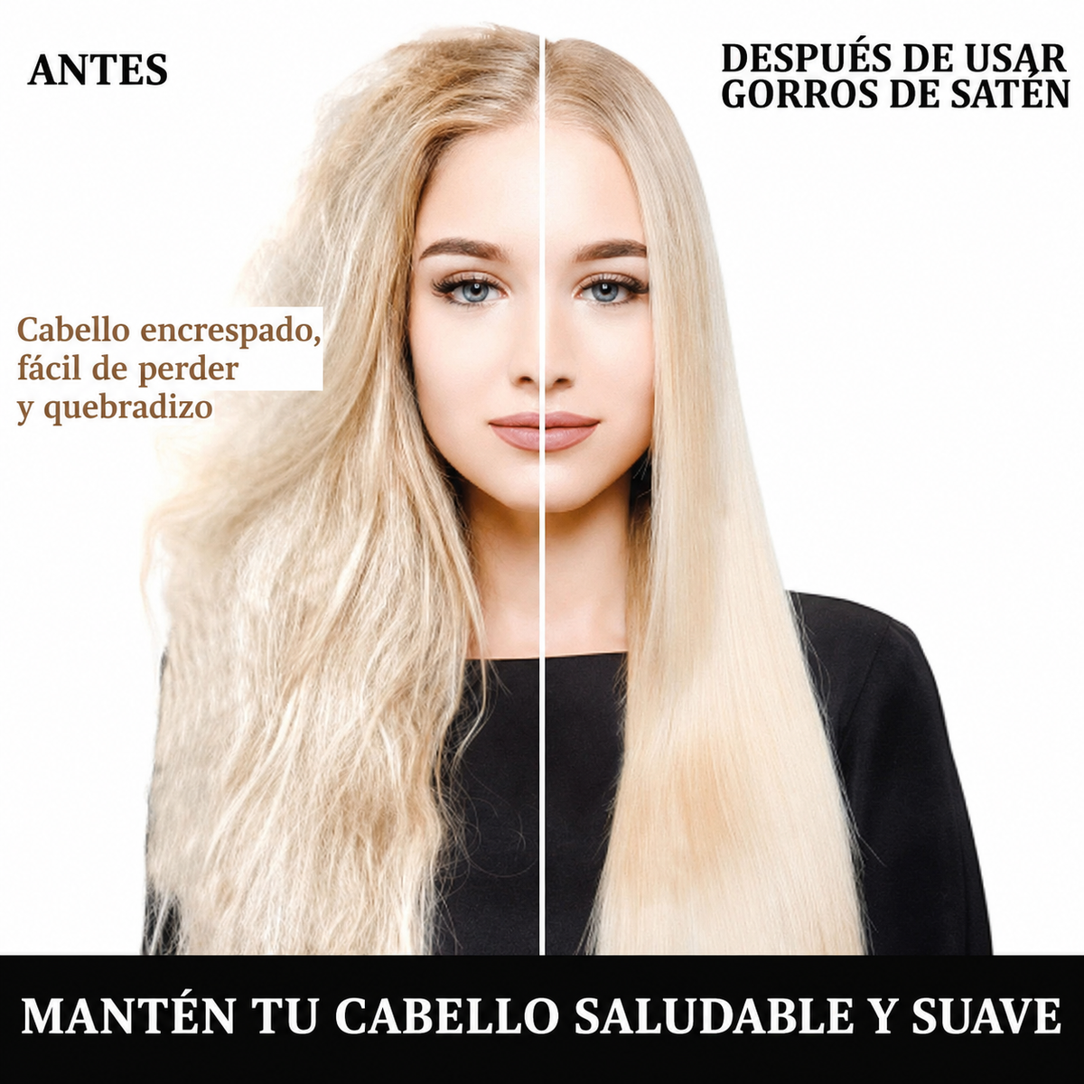 ✨ Gorro de Satén para Dormir – Protección y Cuidado del Cabello ✨