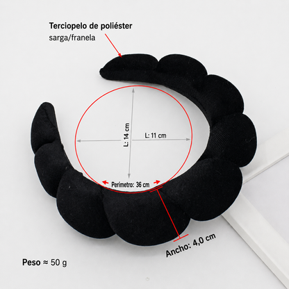 💖 Diadema de esponja para maquillaje y skincare