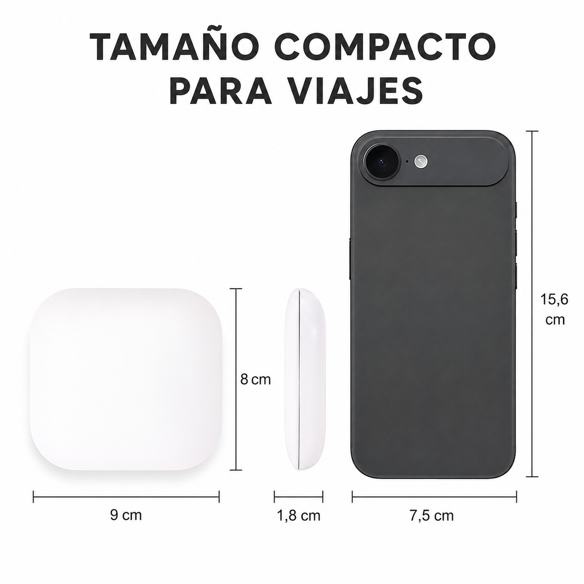 ✨💖 Espejo para el bolso con Luz LED y 3 Niveles de Brillo 💖✨