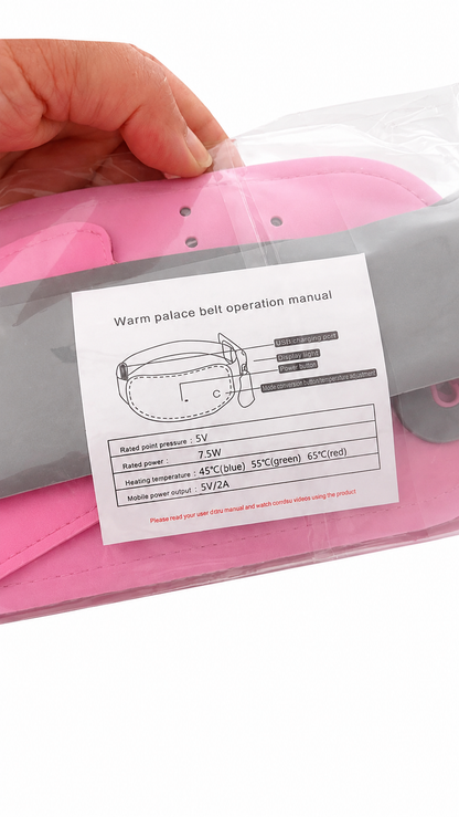 💖 Cinturón Calefactado para Dolores Menstruales y Cólicos